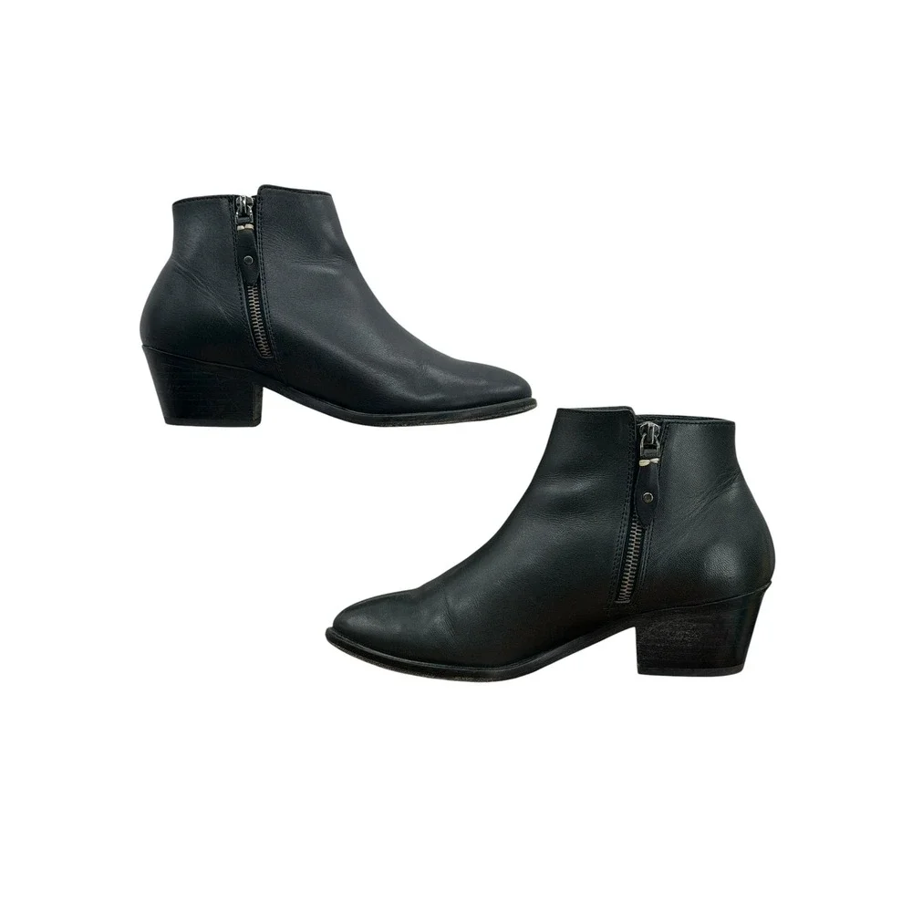 Thursday Boot Co Everyday Ankle Boot Women SZ 6.5 Black Office Modern Leather